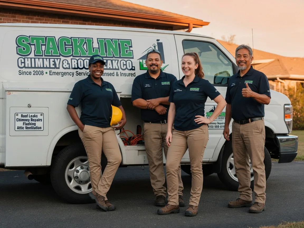 Chimney flashing repair company in Lakeview, OH